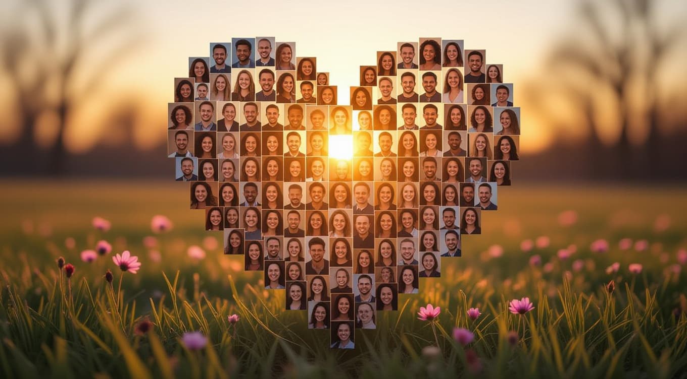Photomosaïque pour Événements caritatifs