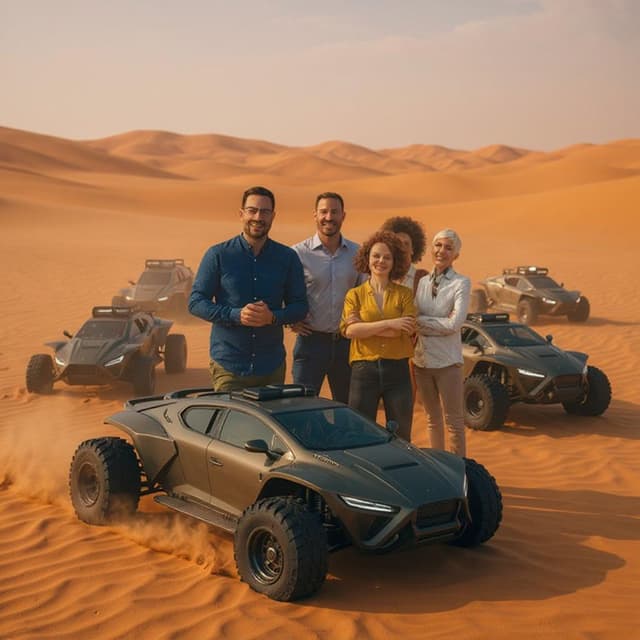 Convoi du Désert Futuriste