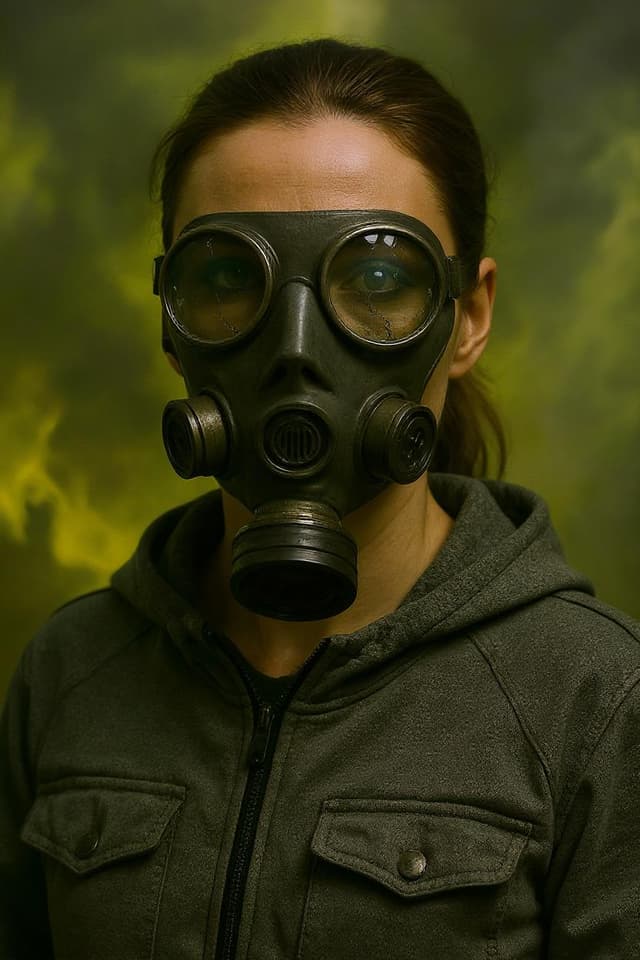 Survivant au Masque à Gaz